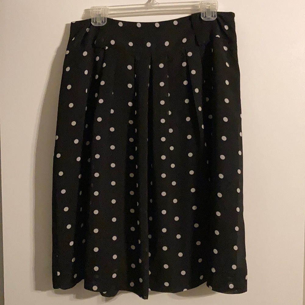 Worthington lined polka dot Skirt